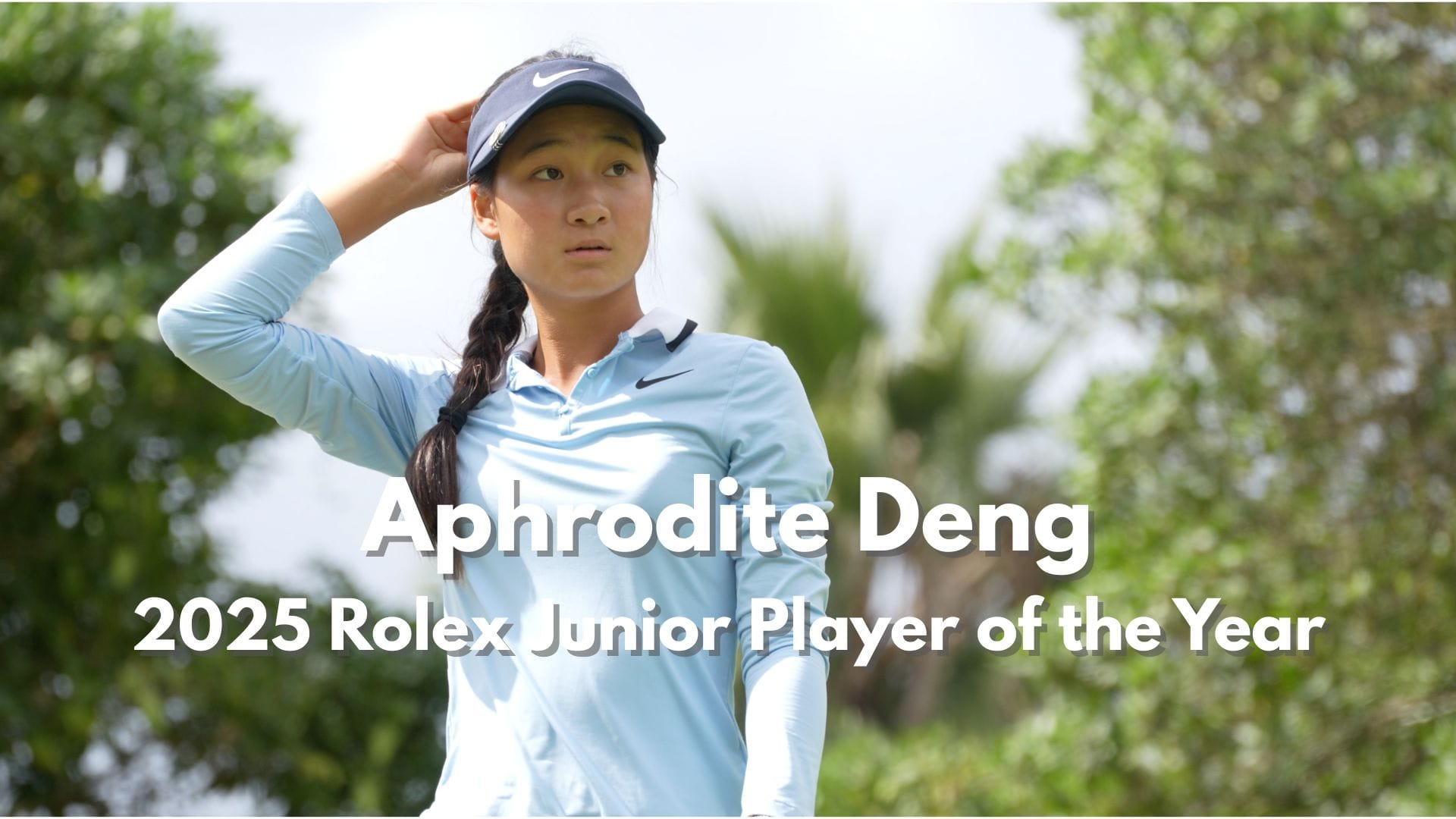 Aphrodite Deng 2025 Rolex Junior Player of the Year Hype Video